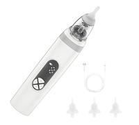Aspiratore nasale elettrico - 3 livelli regolabile forte ventosa nasale ventosa per neonati e bambini, silenzioso e ricaricabile USB-C, punte in silicone lavabili, muco professionale più chiaro per