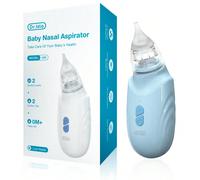 Aspiratore nasale elettrico con potente forza di aspirazione, adatto per neonati, bambini appena nati e bambini piccoli, aspiratore nasale portatile per bambini (porta di ricarica di tipo C) Bianco,ve