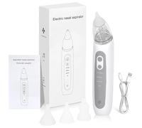 Aspiratore nasale elettrico per bambini, aspiratore nasale portatile per bambini, per sollievo dal naso bloccato, aspirapolvere per naso per neonati, sicuro e confortevole