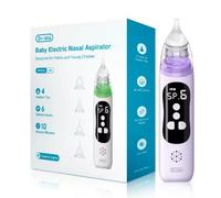 Aspiratore nasale elettrico per neonati, pulitore nasale in silicone, batteria ricaricabile, anti-riflusso, 0-24 mesi,