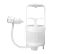 Aspiratore Nasale Manuale, Dispositivo Di Rimozione Ventosa Per Booger, Pulitore Per Naso A Forte Aspirazione, Portatile, Comodo , 15 Cm, Bianco, Ideale Per Viaggiare, Dormire E Giocare