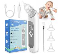 Aspiratore nasale per bambini, aspiratore nasale elettrico per bambini, aspiratore nasale automatico, con 3 punte in silicone