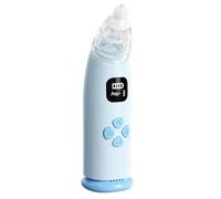 Aspiratore nasale per bambini, aspiratore nasale per bambini, detergente nasale con luce lenitiva, dispositivo a 3 livelli di aspirazione, funzione musicale leggera lenitiva, rimozione del muco