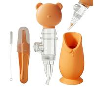 Aspiratore nasale per bambini,Manuale Delicato e Portatile - Pulitore nasale e aspiratore di muco per bambini a forma di orso - per Vita Quotidiana, Viaggi, Ora di Dormire, Uso Esterno e Ospedale