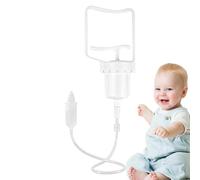 Aspiratore nasale per bambini piccoli e pompa, aspiratore nasale per bambini, aspiratore nasale con potente pompa manuale, detergente per naso in silicone, aspiratore nasale manuale per