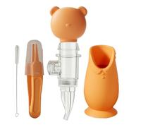 Aspiratore nasale per bambini | Portatile Lavabile | Aspiratore a Forma di Orso per Alleviare il Naso Chiuso | per Uso Domestico, Viaggi, Prima di Dormire, Esterno, in Caso di Congestione, Raffreddore