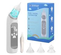 Aspiratore nasale per bambino, aspiratore nasale elettrico per bambini, livello di aspirazione regolabile, funzione musica e lenitiva (MM)