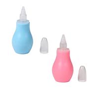 Aspiratore Nasale per Neonati Baby Nasale Cleaner Portatile Naso Aspirazione per Bambini Congestione Nasali Relief Rosa&blu