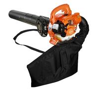Aspiratore per foglie e aspiratore, 3 in 1, senza fili, aspiratore per foglie a benzina e mulcher, con due manici e sacchetto, aspiratore portatile a 2 tempi, per la pulizia del prato, la polvere, il