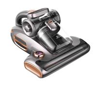 JIGOO T600 Aspiratore per materassi con luce UV e vibrazione, 700W 15kpa aspirapolvere antiacari, rimuove il 99,9%, indicatore LED, 60 ℃ 5s, riscaldamento rapido, 72 dB Design silenzioso