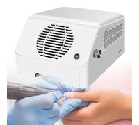 Aspiratore per Polvere da Unghie da 120 W, aspiratore con Ventola, aspiratore a Basso Rumore con Filtro/Cuscino per Le Mani, velocità del Vento Regolabile a 4000 Giri/min, Strumento per Manicure e PE