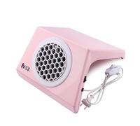 Aspiratore per polvere per unghie, 100 W, aspiratore professionale per unghie, per manicure e pedicure, per unghie acriliche e gel per estensione unghie (rosa)