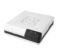 Aspiratore per Polveri per Unghie Potenza Elevata 60 W, Silenzioso, Vassoio Doppio Uso, Filtro Facilmente Sostituibile, 3 LED per Cura delle Unghie, Aspirazione Polvere (Bianco