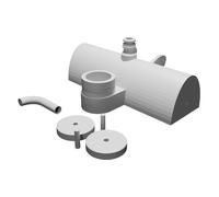 Aspiratore Piscina Testa per Asta Telescopica Gardena Connettore Stampato 3D