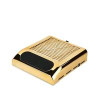 Aspiratore professionale per polvere per unghie 180W Collettore di polveri for unghie Macchine utensili for manicure Aspirapolvere for unghie ad alta potenza con rimozione del filtro(Gold)