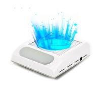 Aspiratore professionale per polvere per unghie Aspirapolvere for unghie da 180 W Potente collettore di polveri for unghie con aspirazione potente con filtro riutilizzabile for strumenti for salone di