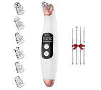 Aspiratore Pulitore Punti Neri, Elettrico USB Comedone per Pulizia Viso con 6 Testine e 3 Modalità, Blackhead Remover Vacuum Rimuovi Punti Neri Naso