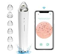 Aspiratore Punti Neri con Telecamera WiFi,Prabensei Professionale 6-In-1 1080P Telecamera Aspira Punti Neri Estrattore Punti Neri Naso Pulizia Viso Schiaccia Brufoli Comedoni Pori Rimuovi
