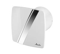 Aspiratore silenzioso da 100 mm, con sensore di umidità e valvola di non ritorno a basso consumo energetico KWS100HZ 4.40 wattsW, 230.00 voltsV