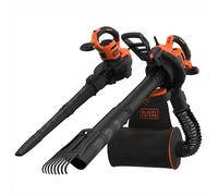 BLACK & DECKER BEBLV301 ASPIRATORE SOFFIATORE CON ZAINO 72 LT 418 km/h 3000 WATT
