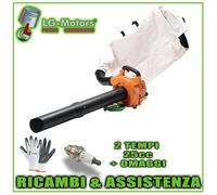 ASPIRATORE SOFFIATORE TRITURATORE 25cc POTENZA 1.6 hp-cv