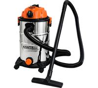 Aspiratore Solidi e Liquidi KRAFT DELE Industriale 30L Acciaio Inox Soffiante