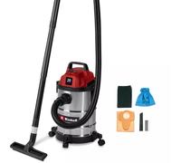 Aspiratore Solidi Liquidi Einhell TC-VC 2045 S Fusto in Acciaio Inox da 20Litri