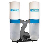 ASPIRATORE TRUCIOLI CON DOPPIO SACCO ASPIRATRUCIOLI FERVI 0496