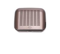 Aspiratore Unghie, 68W Pro Collettore di polveri for unghie Attrezzatura for nail art Macchina for l'aspirazione della polvere delle unghie(Brown)