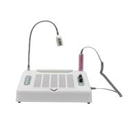 Aspiratore Unghie, Macchina for manicure 5 in 1 con lampada UV LED for unghie, asciugatrice, aspirapolvere e raccoglitore di polvere for trapano for unghie