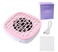 Aspiratore Unghie, Nail Dust Collector Extractor Fan For Manicure Machine Powerful Nail Vacuum Cleaner With Remove Paper Filter Nail Equipment(B)
