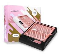 Aspiratore Unghie Professionale da Tavolo per Manicure e Pedicure, Velocità Regolabile, Aspirapolvere per Unghie (v8300 black)