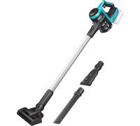 Dedra SAS + ALL DED7176 - Aspirapolvere senza spazzole a batteria 18 V, peso ergonomico 1,8 kg, in cartone senza batteria, aspirapolvere per pavimenti duri, tappeti, peli di animali, 0,5 litri