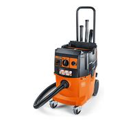 FEIN Dustex 35 LX AC, Aspiratore da cantiere classe di polvere L, Pulizia filtro automatica, Aspirapolvere solidi, liquidi con accessori, Cavo 7.5 m, Potenza max, assorbita 1380 W