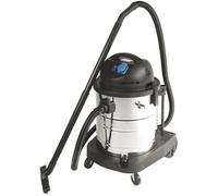 HOMEGARDEN - Bidone aspiratutto 50 lt aspiraliquidi con fusto in acciaio - SPEDIZIONE GRATUITA