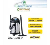 Aspiratutto solidi e liquidi 1200W 30lt + soffiatore Globex - GX 30 L Offerta