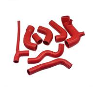 aspirazione aria Tubo Flessibile In Silicone Aspirazione Aria Per Fiat Per Uno Turbo 1.4 MK2 1989-2005 Turbo Al Connettore Tubo Di Aspirazione AirBox Tubo Aspirazione Aria(Total Kit Red)