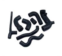 aspirazione aria Tubo Flessibile In Silicone Per Aspirazione Aria Per Fiat Per Uno Turbo 1.4 MK2 1989-2005 Turbo Tubo Flessibile Di Aspirazione AirBox Parti Tubo Aspirazione Aria(Total Kit Black)