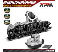 Aspirazione Con Servomotore per Audi A3 A4 Q5 Seat Skoda VW Passat Golf V 2.0