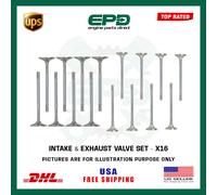 Aspirazione e Scarico Valvole Set 16 Pz Per BMW 2.0 N47 N47D20 N47D20C Diesel