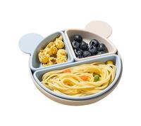 Aspirazione in silicone - Diviso per l'azionamento dell'aspirazione - Piatti di aspirazione potenti per tutti i più piccoli, Piatti divisi in silicone di grado alimentare, Passano al