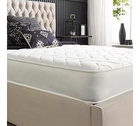 Aspire Beds 7 Pollici Profondo Valore Essenziale Fresco Tocco Premium Comfort Superficie Sonno Senza Schiuma Bonnell Molle Materasso, Poliestere Misto Cotone, Bianco, King Size (5ft x 6ft6)