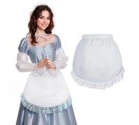 Aspire Grembiule pizzo donna con tasca, Grembiule da cucina in cotone per cucinare, Grembiule da cameriera