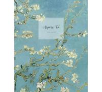Aspire To Planner Co Undated 1-Year Weekly Monthly Planner for Women - Discreet Period Tracking, Habit Tracker, Time Blocks, Goal-Setting, To-Do ... Management, 8"x10", Van Gogh Almond Blossoms