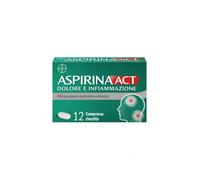 Aspirinaact dolore e infiammazione 1000 mg compresse rivestite 12 pz C
