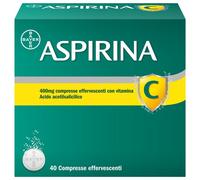 Aspirina C 400 mg 40 Compresse Effervescenti Con Vitamina C