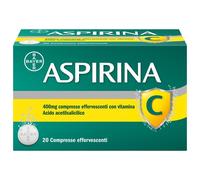 Aspirina C 400 mg 20 Compresse Effervescenti 20 pz Compresse effervesc