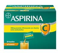 Aspirina C 400 mg Granulato Effervescente 10 Bustine Gusto Arancia