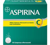 aspirina c per Raffreddore Febbre e Influenza 40 Compresse Effervescenti