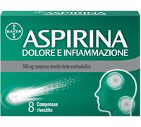 aspirina dolore e infiammazione Antidolorifico 8 Compresse